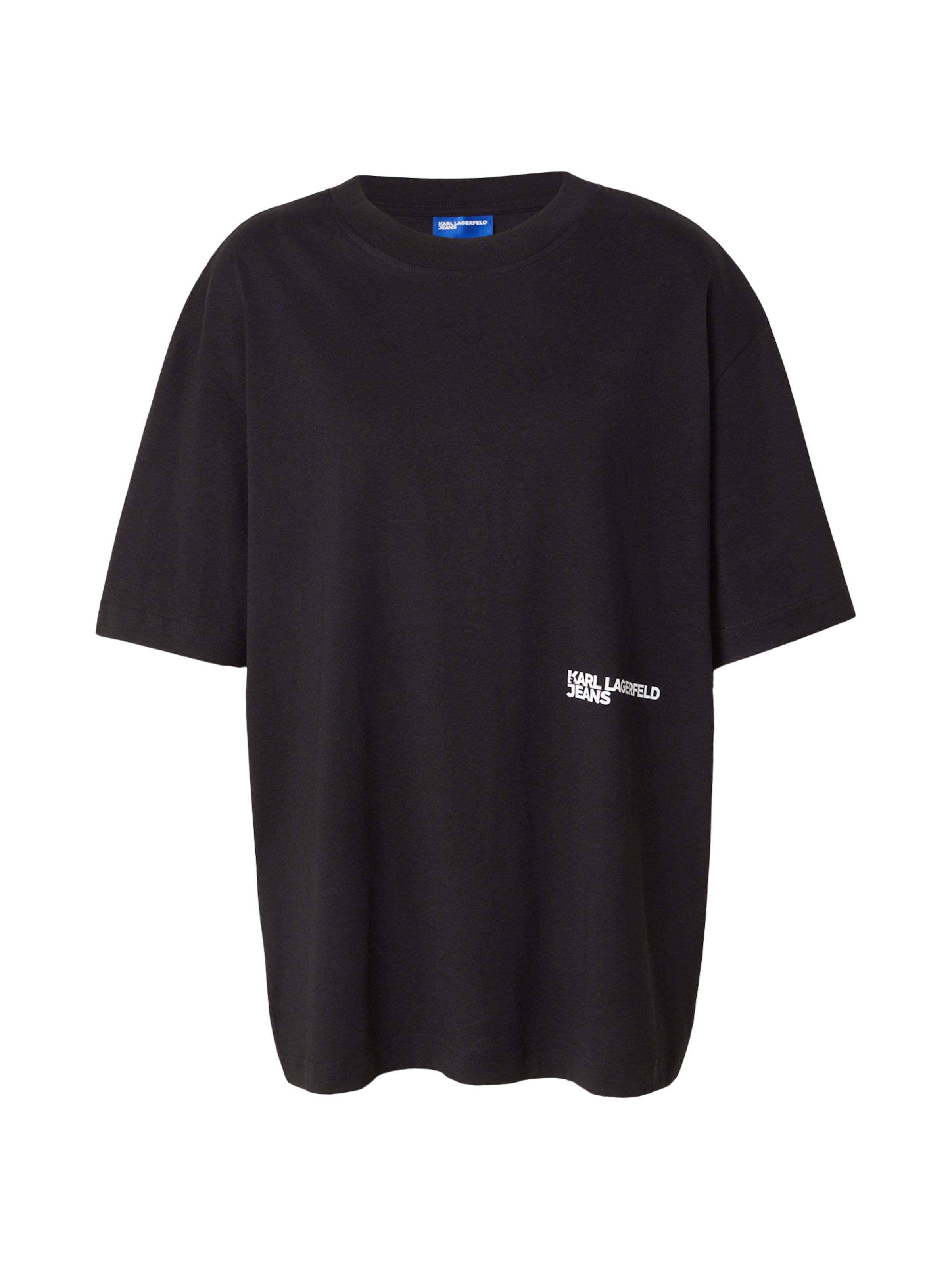 KARL LAGERFELD JEANS - Camisa em preto: frente