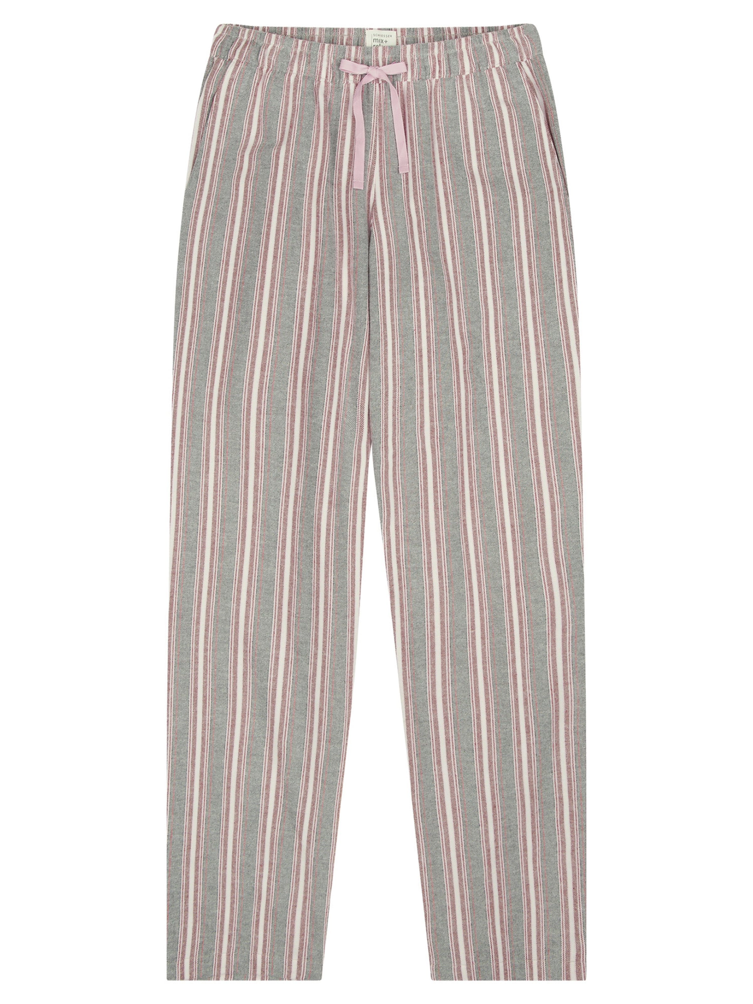SCHIESSER - Pantalón de pijama 'Mix & Relax' en gris: frente