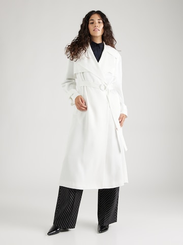 BOSS Between-Seasons Coat 'Calissi' in White: front