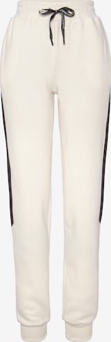 FRENCH CONNECTION Tapered Pants in White: front