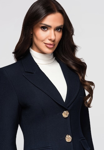 Ombre Tussenmantel in Blauw