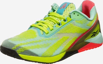 Reebok Sport Athletic Shoes 'Nano X1' in Green: front