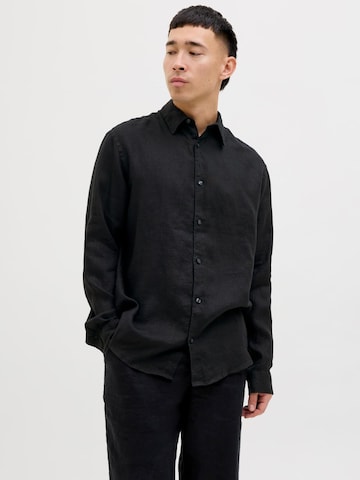 Coupe regular Chemise JACK & JONES en noir : devant