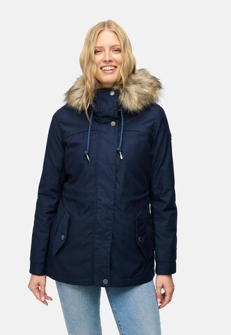 Parka invernale 'Tawny Short' di Ragwear in blu: frontale