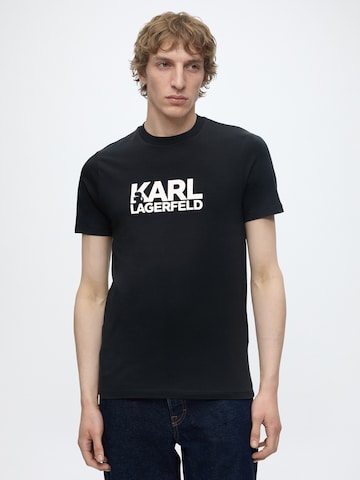Karl Lagerfeld Koszulka w kolorze niebieski: przód