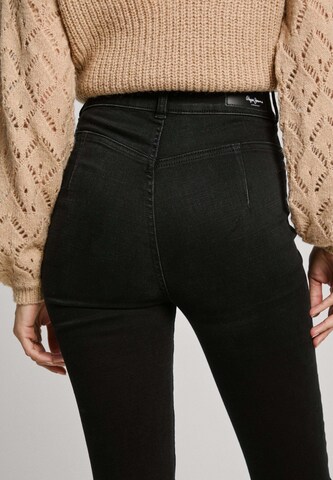 Pepe Jeans Skinny Jeans ' CONTOUR UHW ' in Zwart
