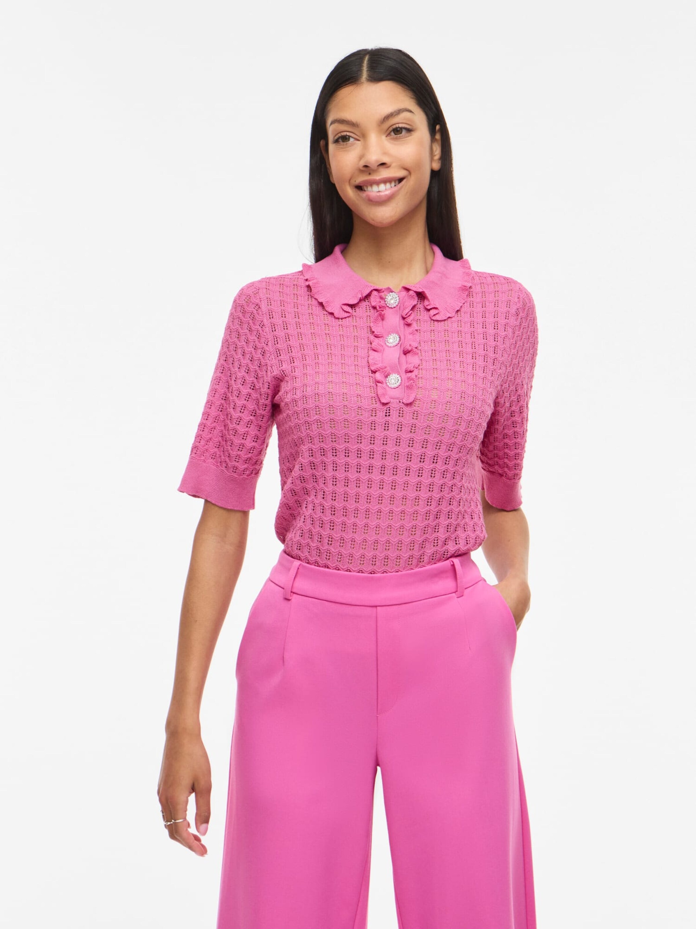 VILA Shirt 'nora' in Roze: voorkant
