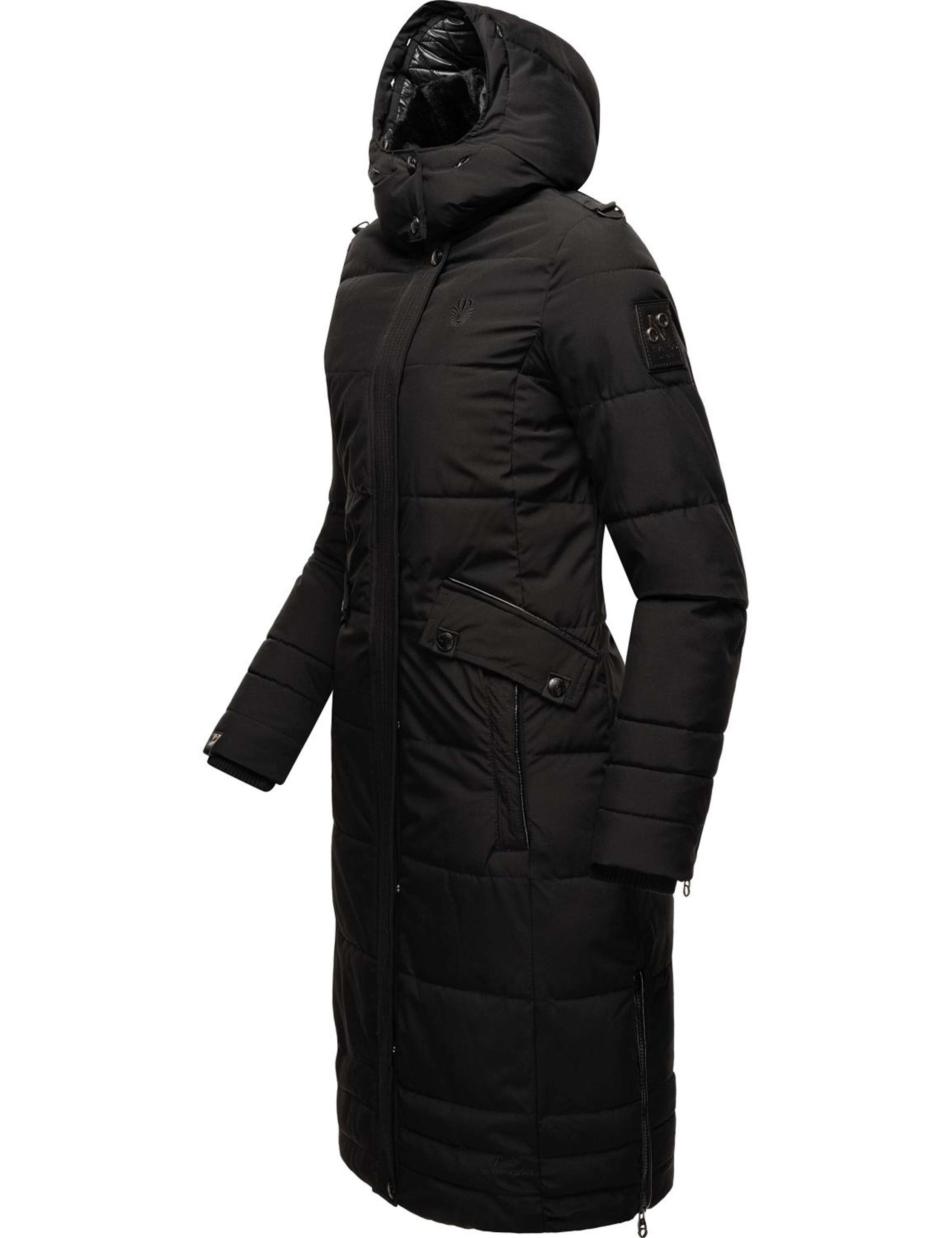 NAVAHOO Zimný kabát 'Fahmiyaa' - Čierna