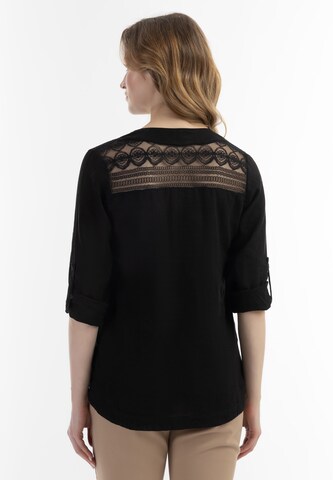 Usha Bluse in Schwarz