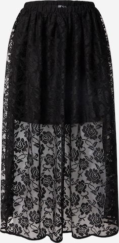 juoda PIECES Sijonas 'NAVI': priekis