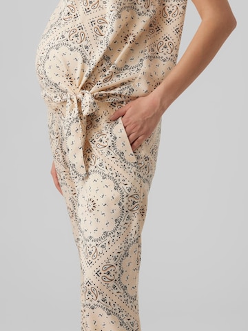 Wide Leg Pantalon 'RINA' Vero Moda Maternity en beige