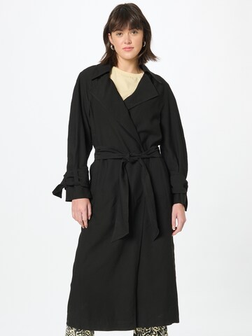 DRYKORN Between-Seasons Coat 'ALPERTON' in Black: front