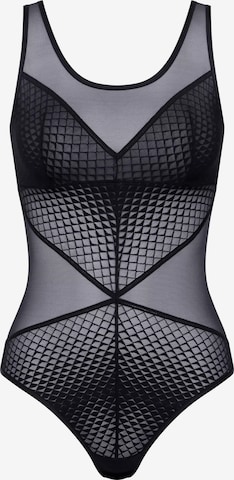 TRIUMPH Bodysuit 'Mysterious Spotlight' in Black: front