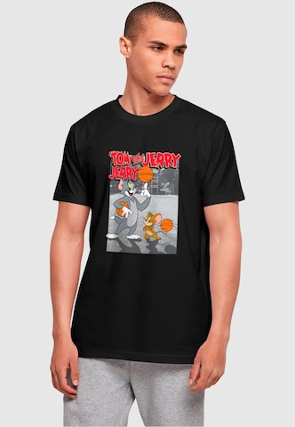 T-Shirt 'Tom And Jerry - Basketball Buddies' ABSOLUTE CULT en noir : devant