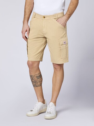 CHIEMSEE Loose fit Cargo Pants in Beige: front
