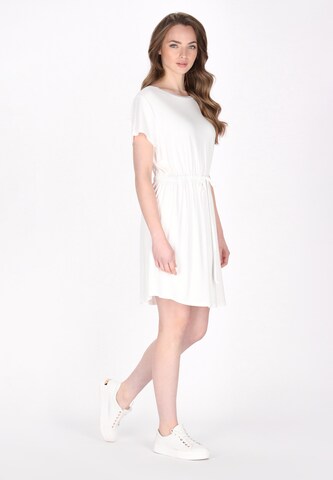 DreiMaster Maritim - Vestido de verano 'Fashion Look' en blanco