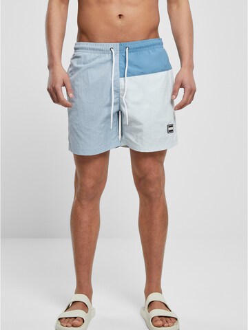 Urban Classics Zwemshorts in Blauw: voorkant