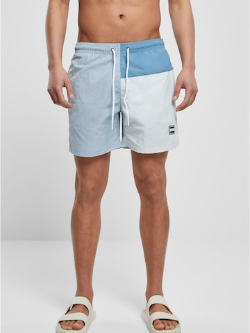 Shorts de bain Urban Classics en bleu : devant