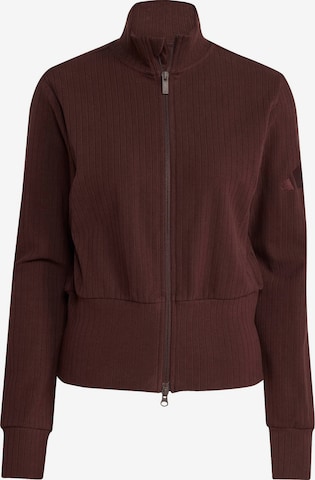 ADIDAS SPORTSWEAR Urheilullinen collegetakki 'All Szn' värissä ruskea: etupuoli