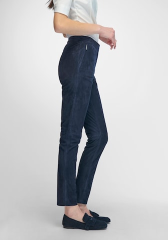 Fadenmeister Berlin Slimfit Broek in Blauw