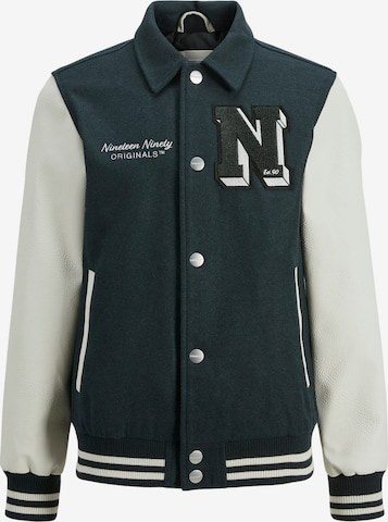 Jack & Jones Junior Sweatvest 'JORCARTER' in Grijs: voorkant