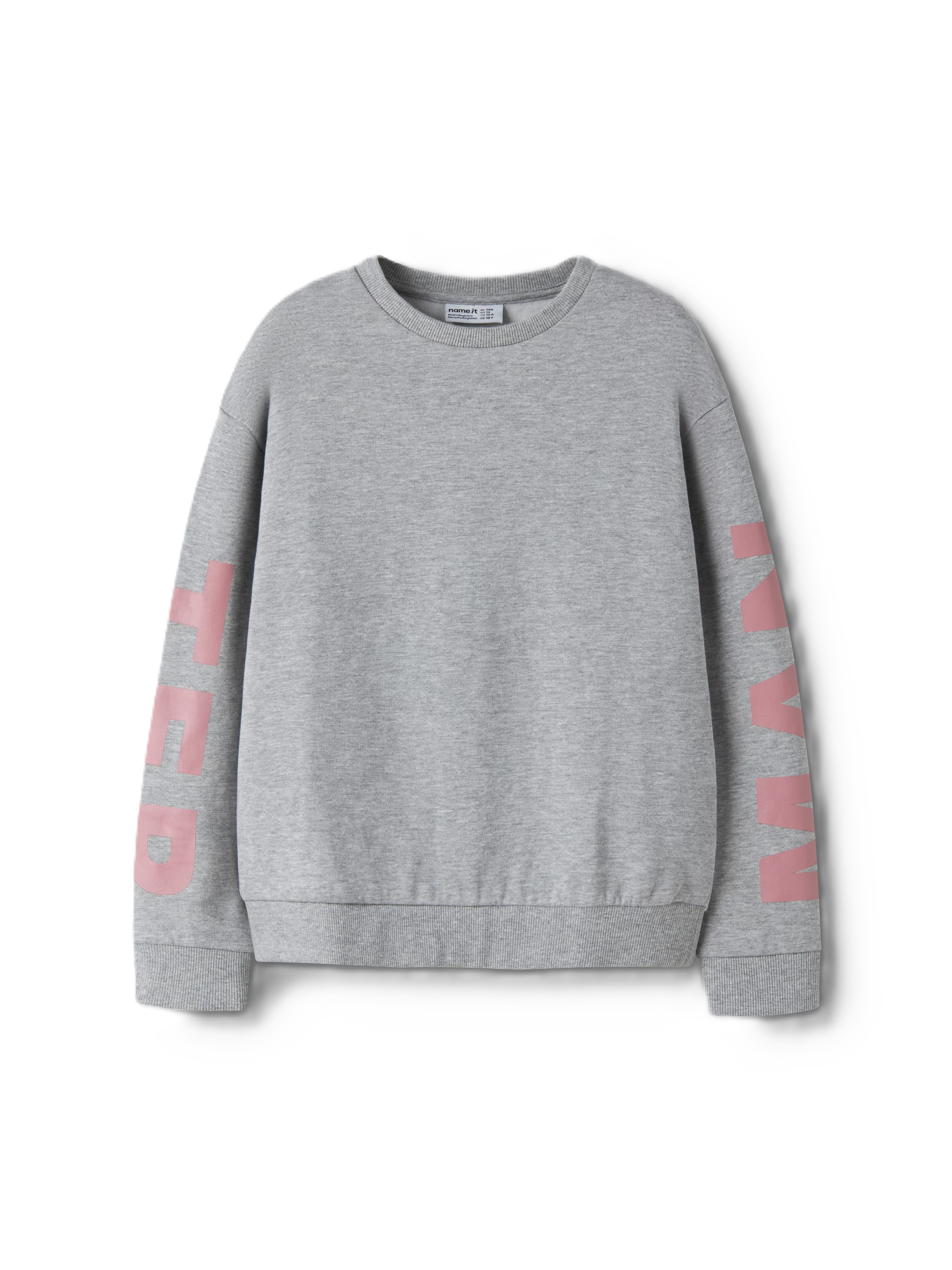 NAME IT Sweatshirt 'NKFNOKKI' in Grey: front