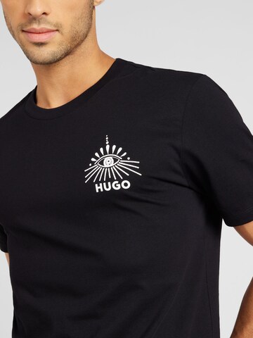 Tricou 'Dedico' de la HUGO pe negru