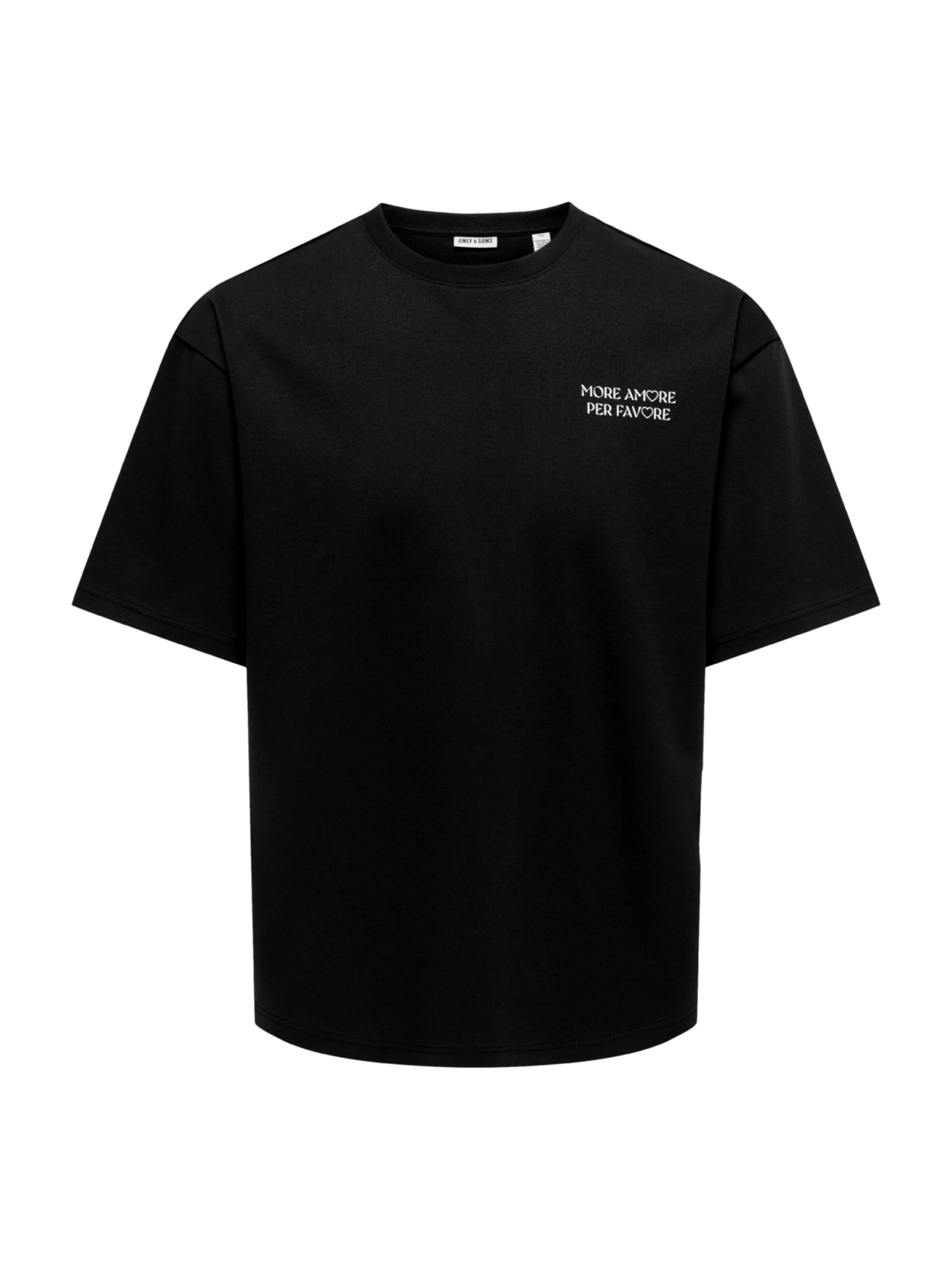 Only & Sons T-Shirt 'Caspian Airflex Amore' in schwarz, Produktansicht