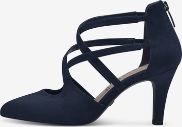 TAMARIS High front pumps in Blue