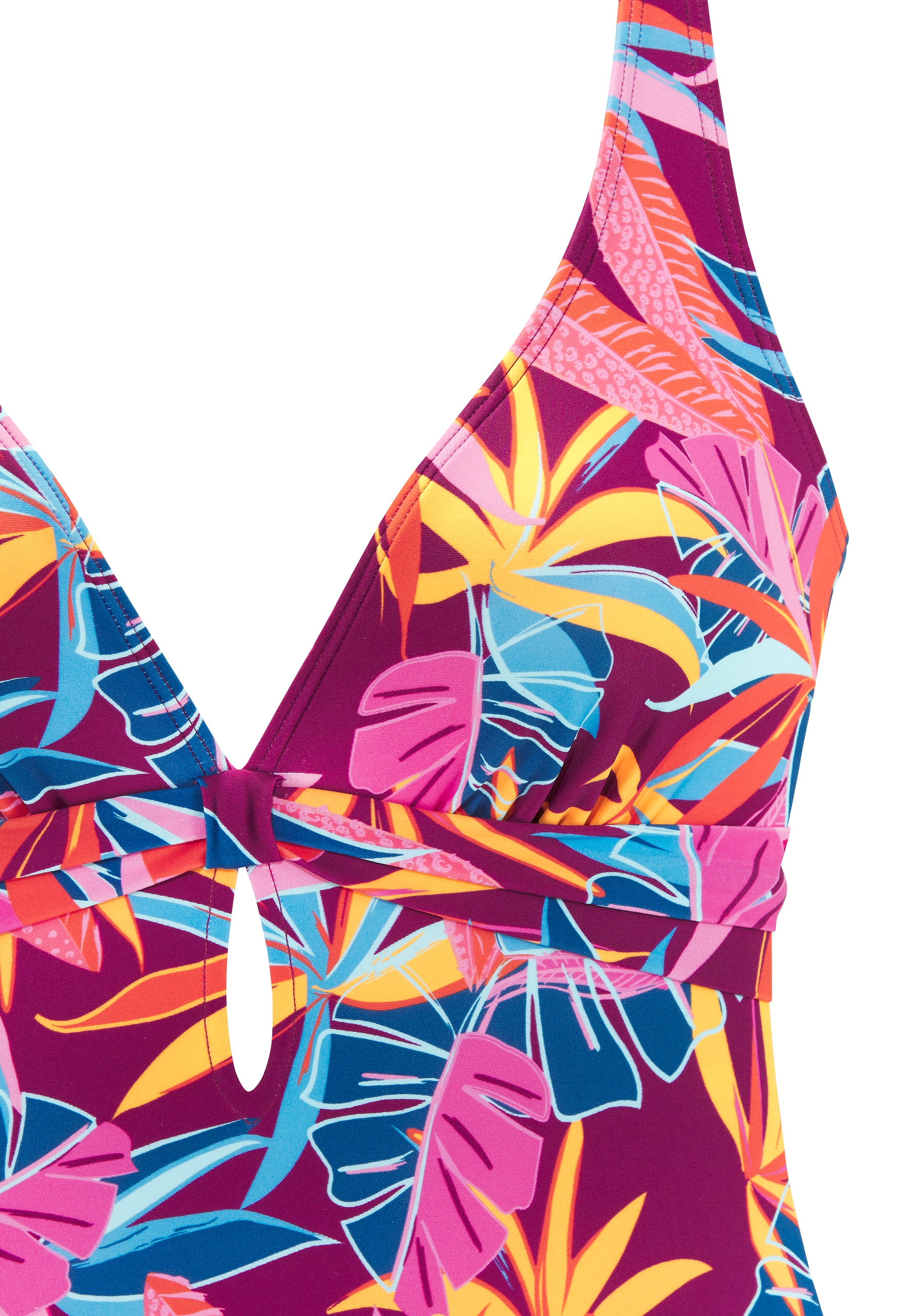 BUFFALO Trójkąt Strój kąpielowy w kolorze fioletowy