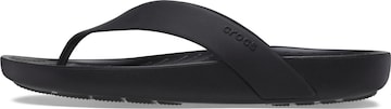 Crocs T-bar sandals in Black: front