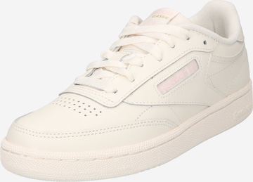 Reebok - Sapatilhas baixas 'Club C 85' em branco: frente