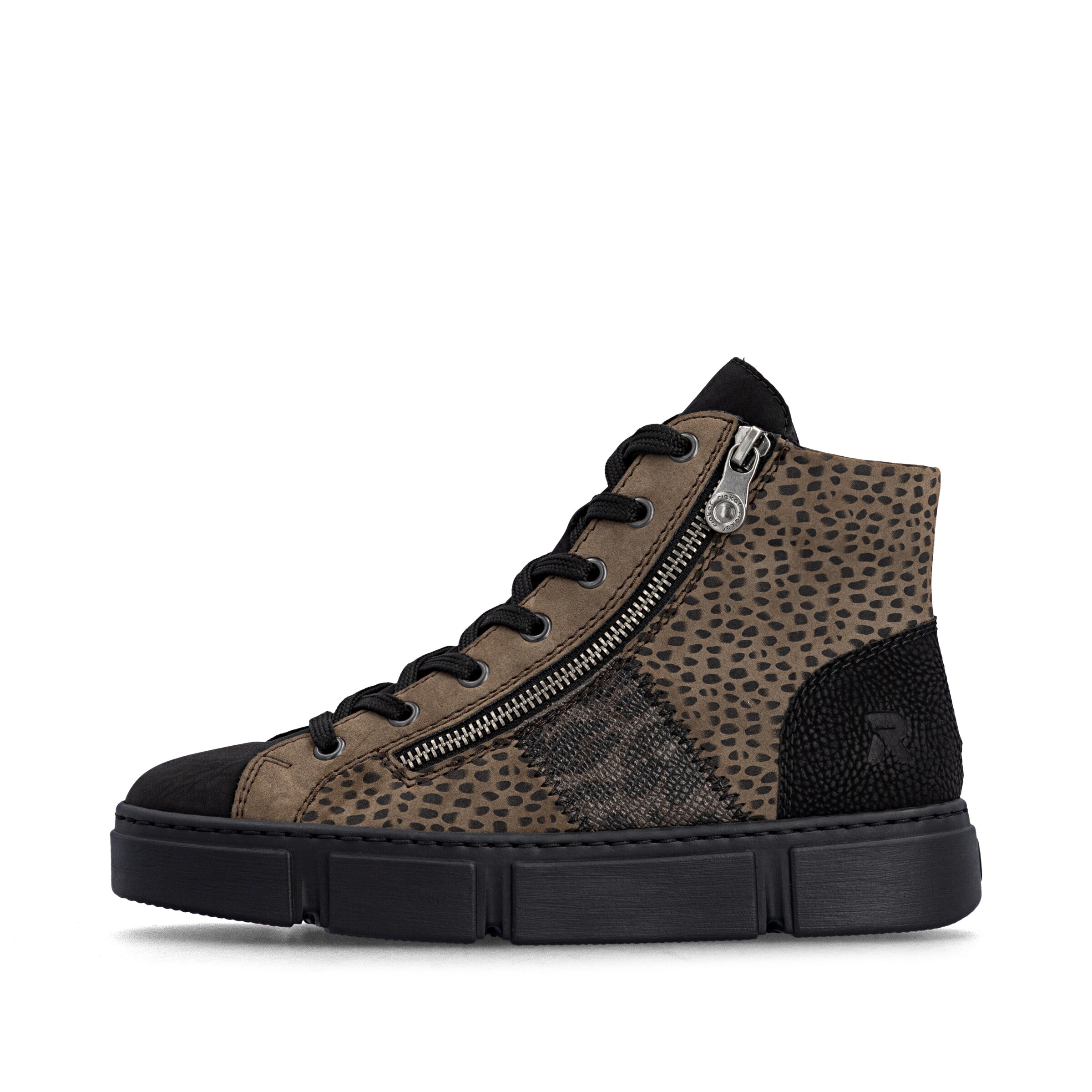 Baskets basses Rieker en marron