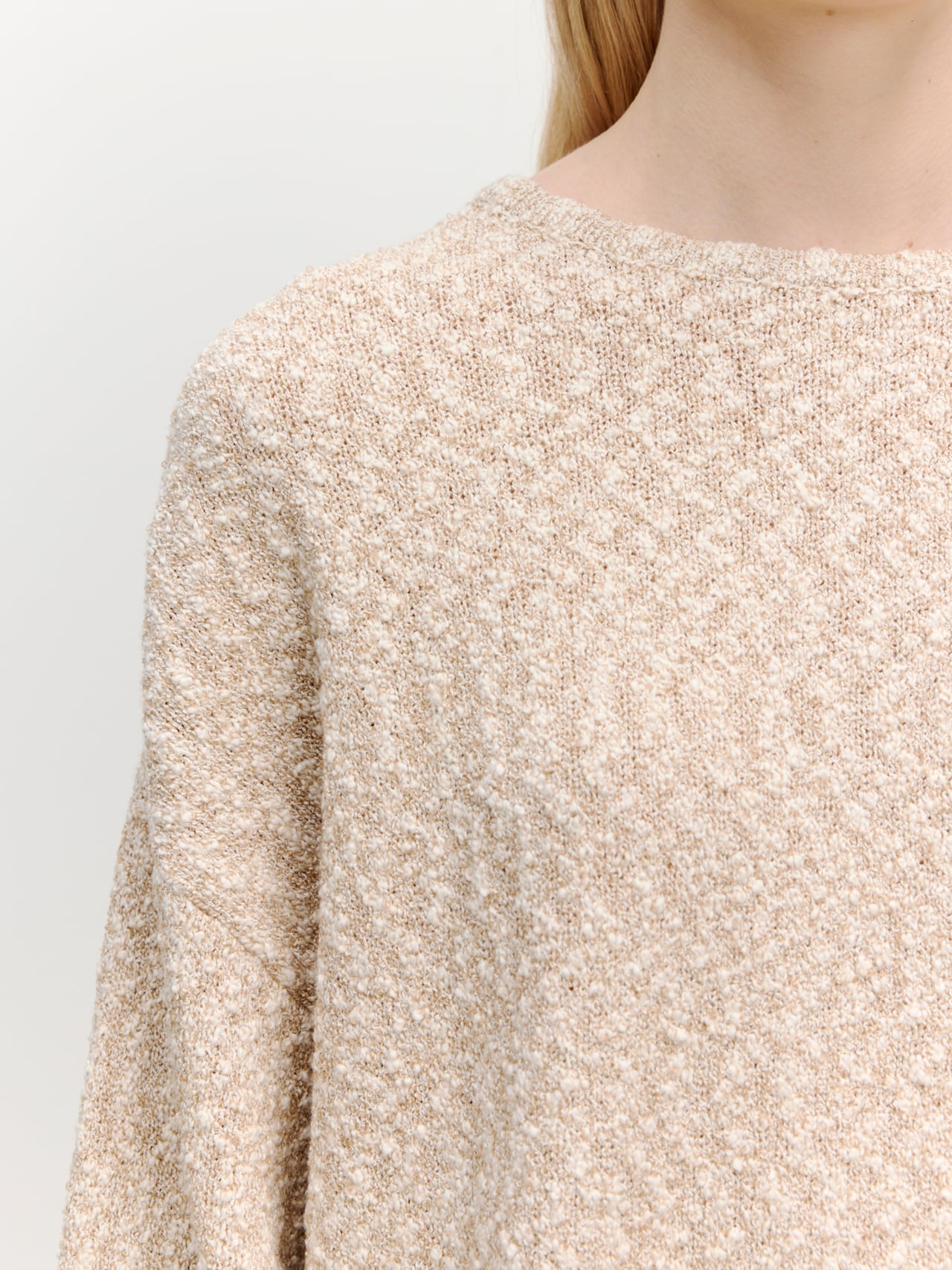 EDITED Producten Oversized trui 'Faline' Zwart