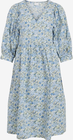 Robe-chemise VILA en bleu : devant