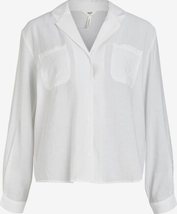 Camicia da donna 'Seline' di OBJECT in bianco: frontale