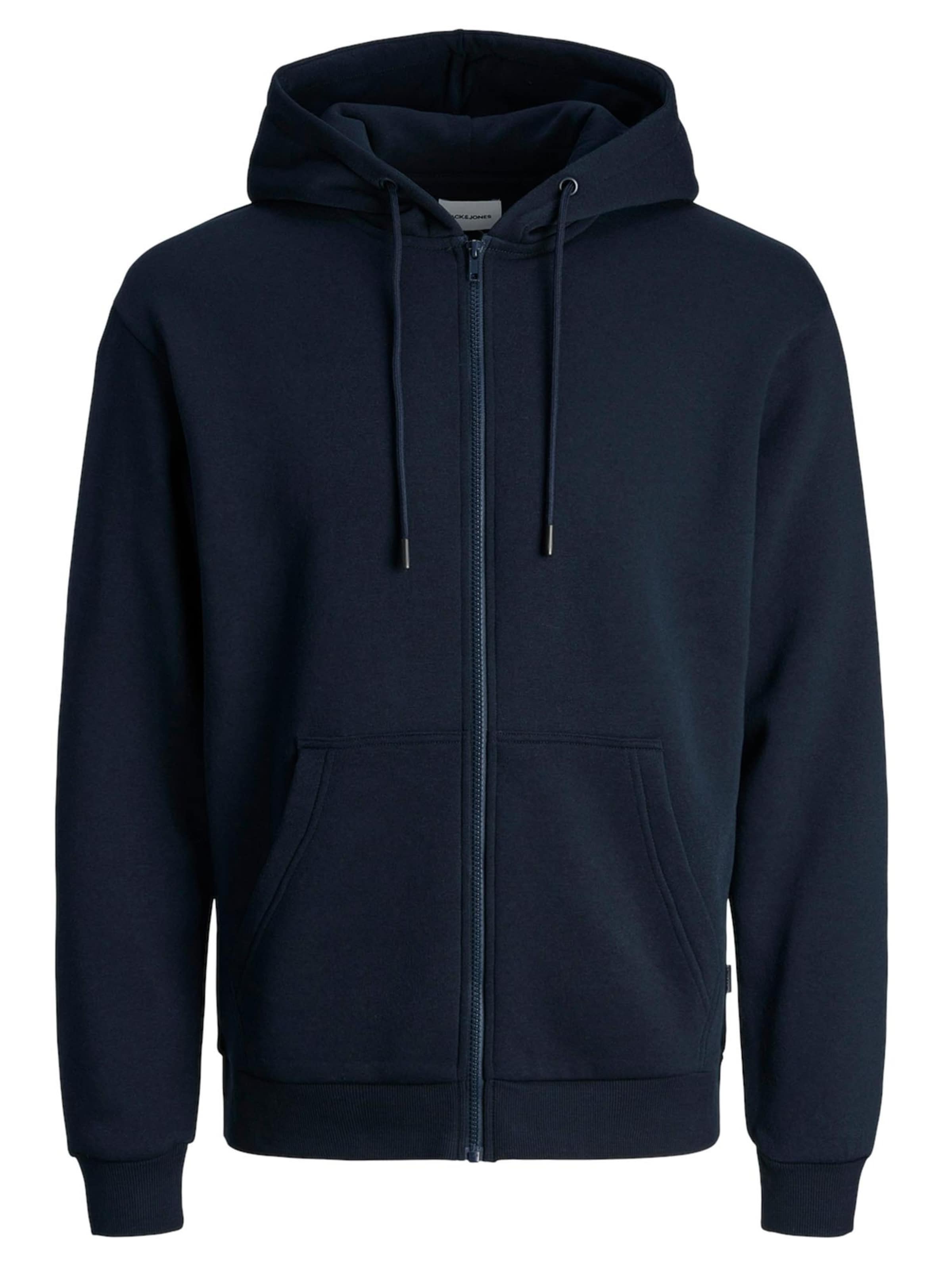 JACK & JONES Sweatjacke 'Bradley' in Blau: Vorderseite