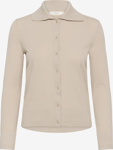 InWear Gebreid vest 'MikoIW' in Beige: voorkant