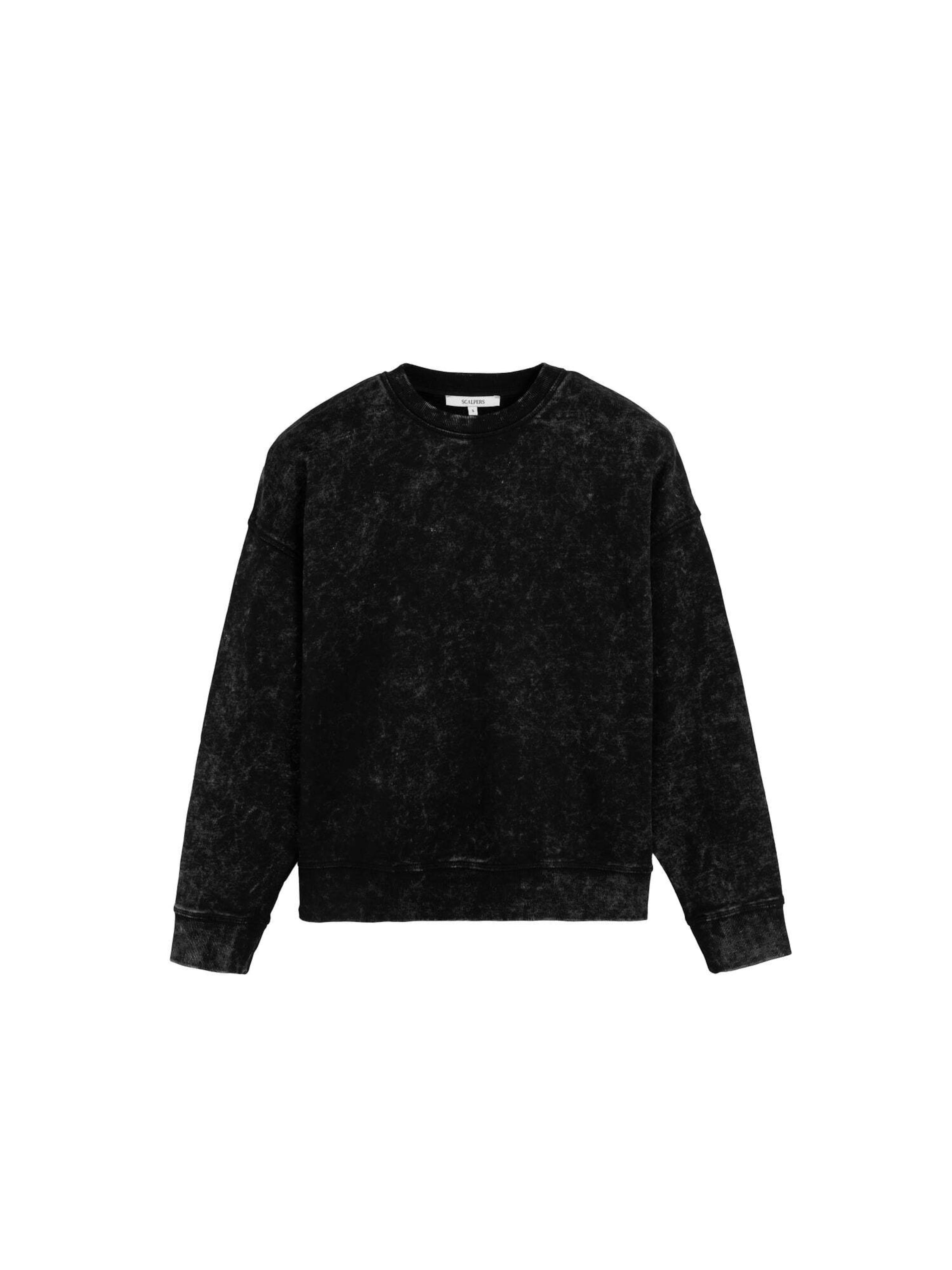Scalpers Sweatshirt i sort: forside