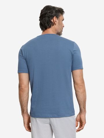T-Shirt ' Living Shirts ' Hanro en bleu