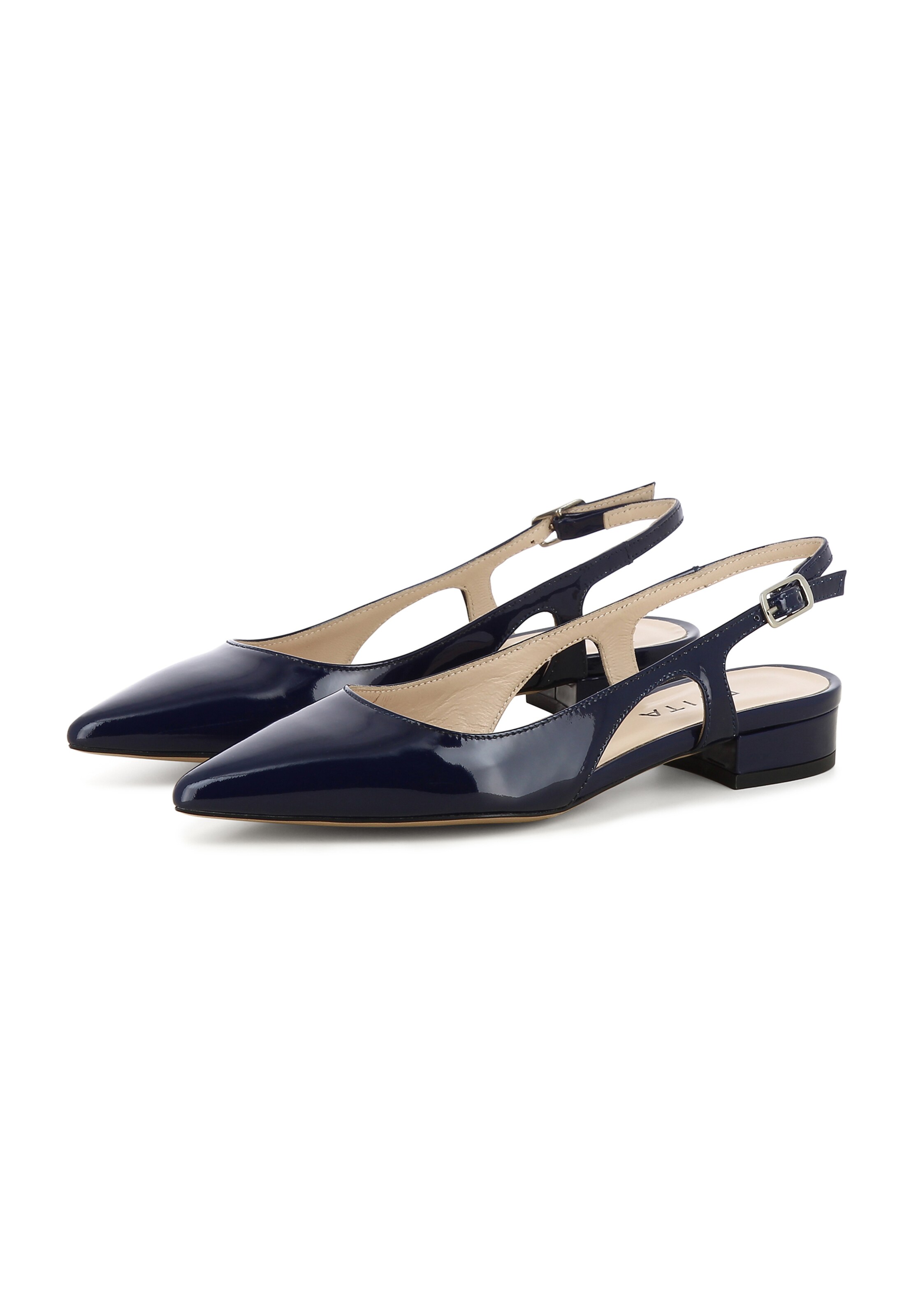 EVITA Sling Pumps 'FRANCA' in Blau