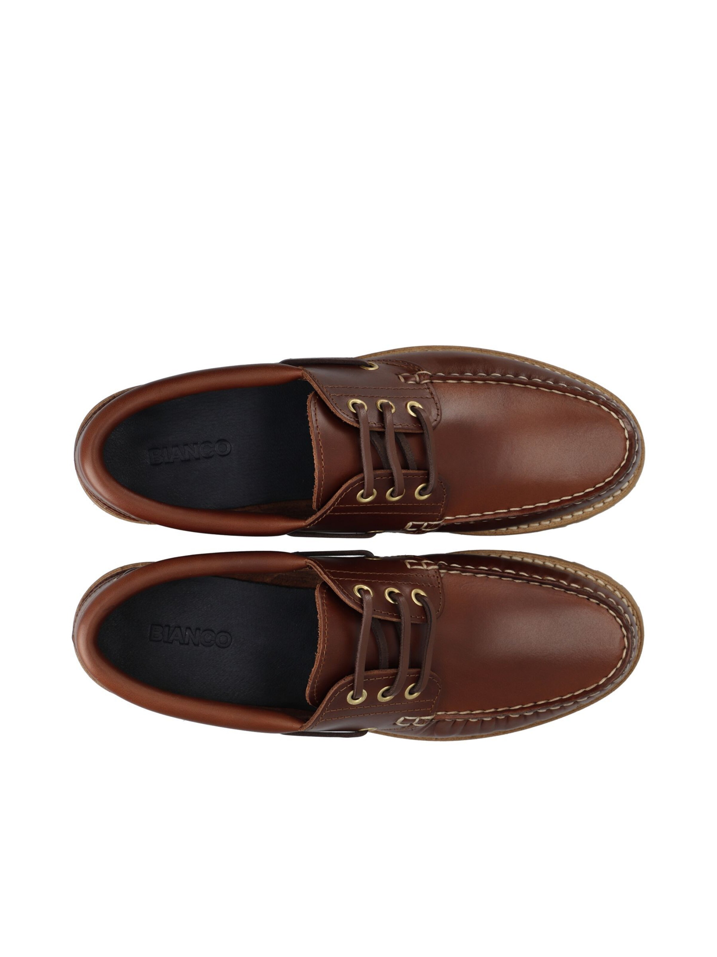 ruda Bianco Mokasinai 'GREG'