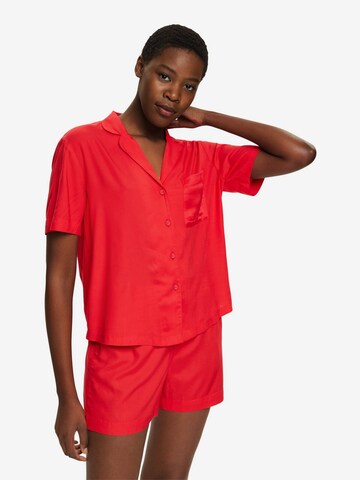 ESPRIT Pyjama värissä punainen: edessä