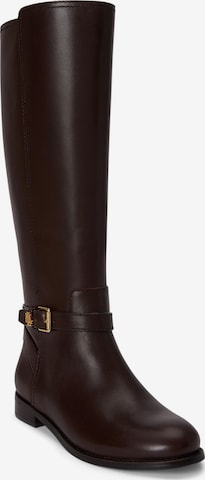 Lauren Ralph Lauren Stiefel 'BROOKE' in Braun: Vorderseite