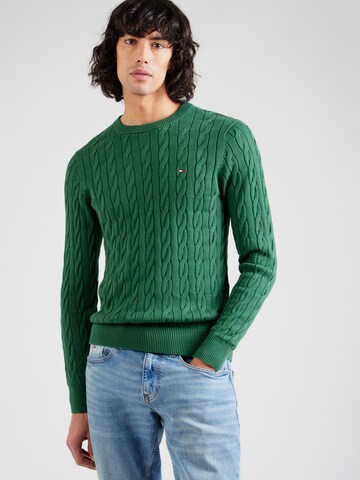 TOMMY HILFIGER Pullover 'CLASSIC' in Grün: Vorderseite