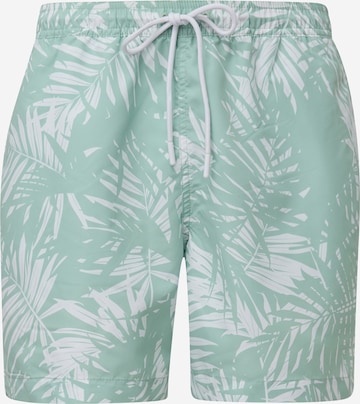 s.Oliver Board Shorts in Green: front