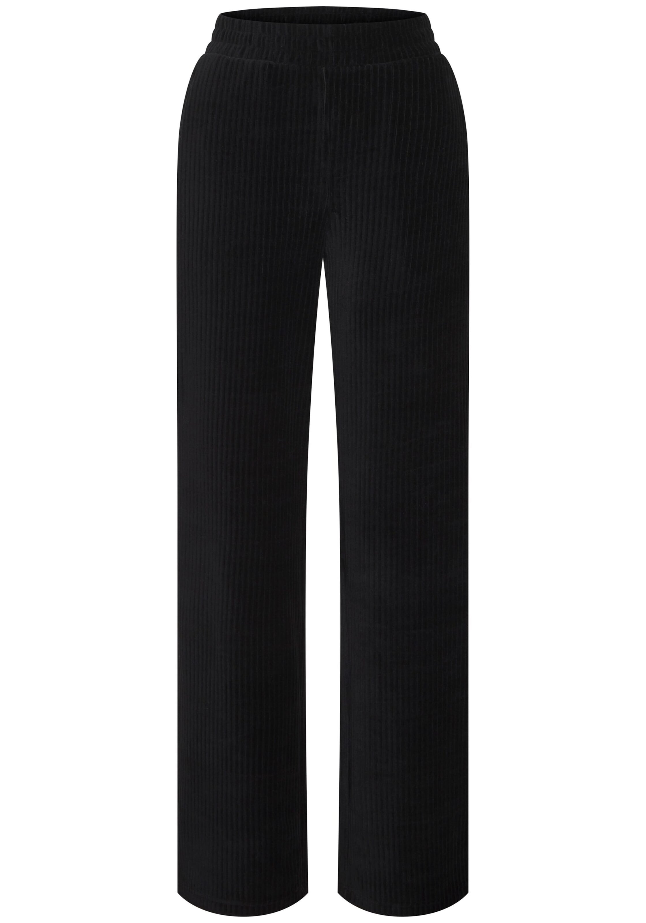 BUFFALO Wide Leg Hose in Schwarz: Vorderseite