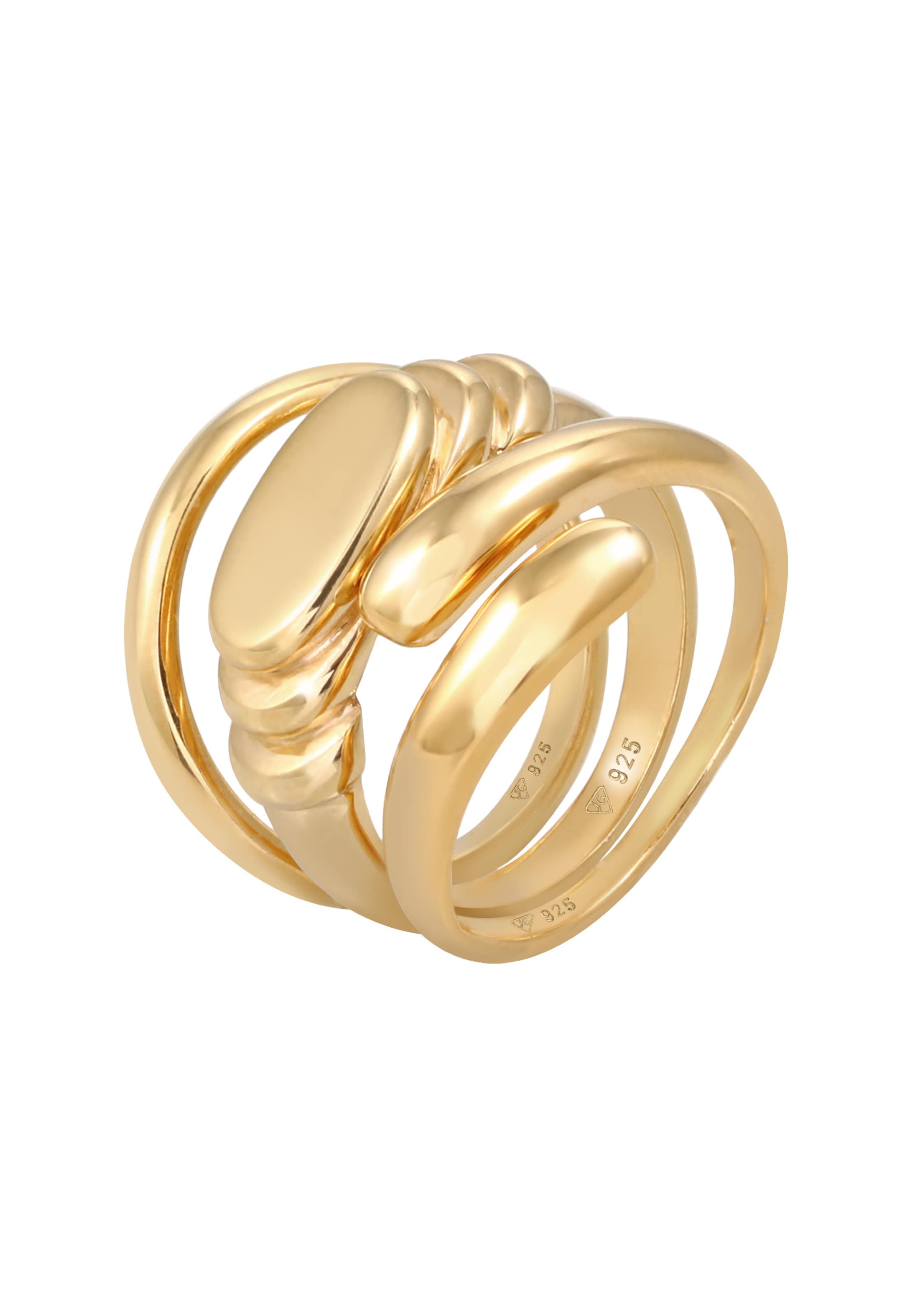 Parure de bijoux ELLI PREMIUM en or : devant