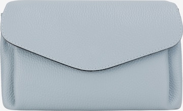 Usha Clutch in Blue: front