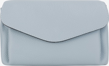 Usha Clutch in Blauw: voorkant